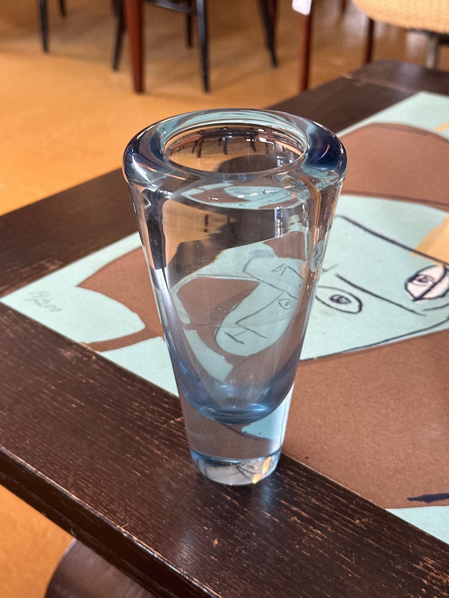 Holmegaard Large Glass Vase