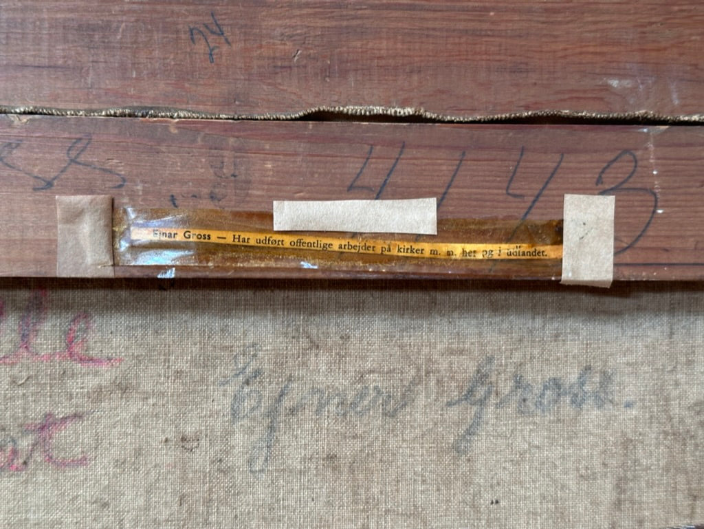 Painting by Einar Gross