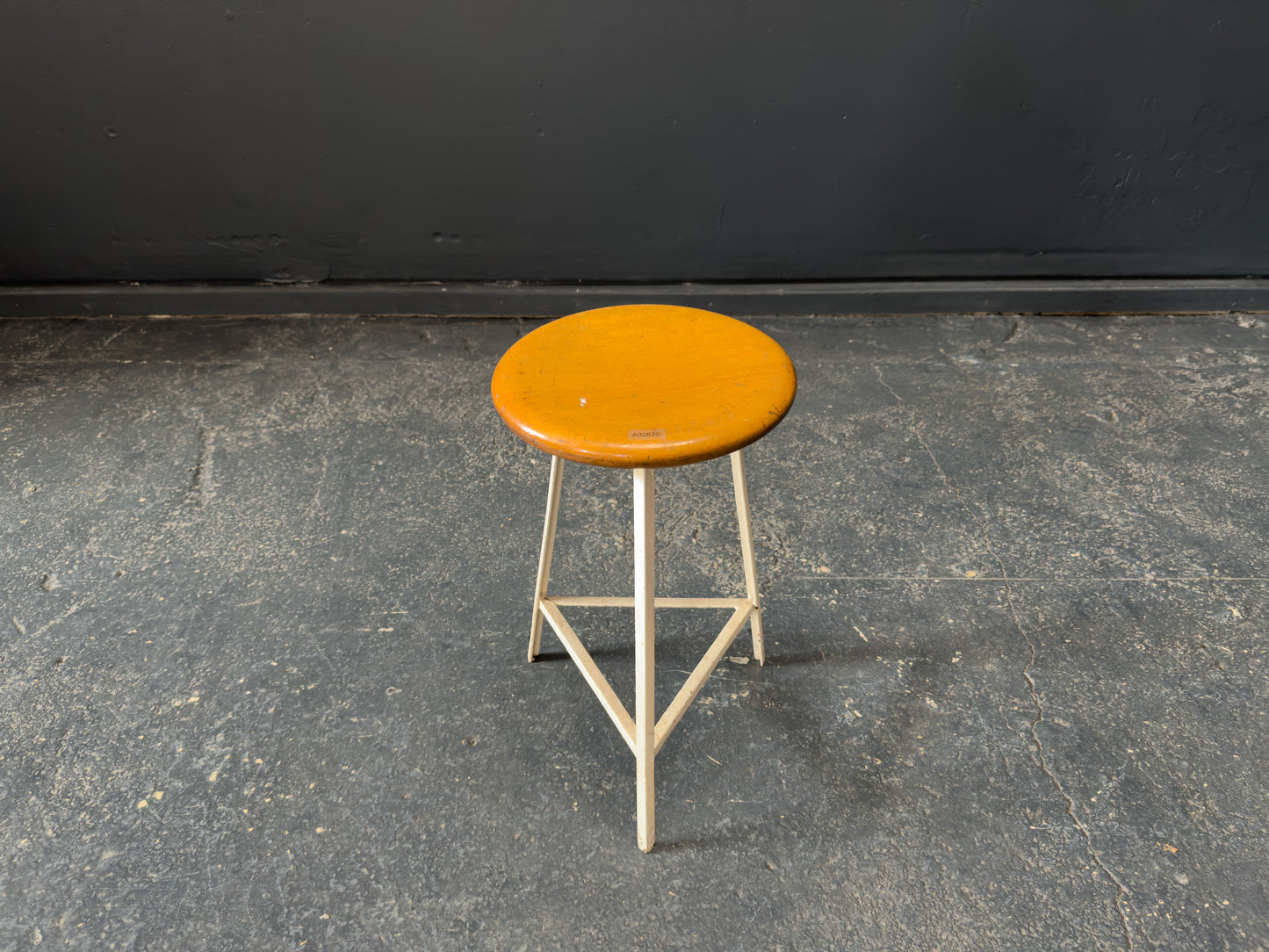 Industrial Oak and Metal Stools