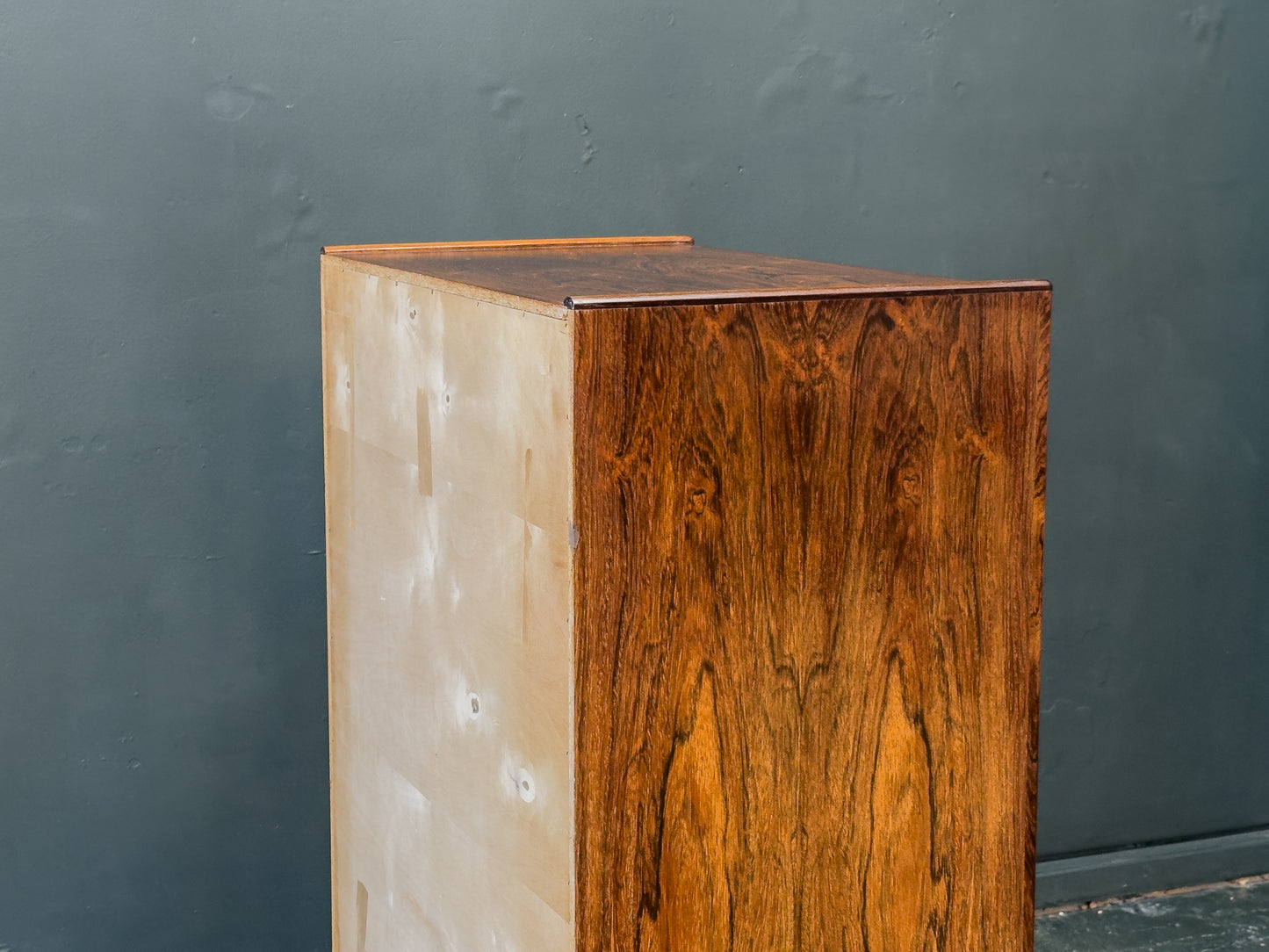 Rosewood Tallboy with 6 Drawers