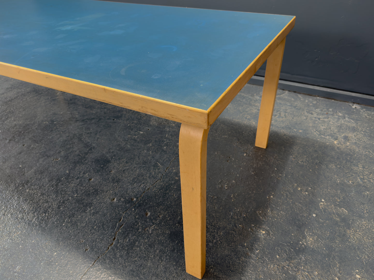 Alvar Aalto Teal Top Table 83