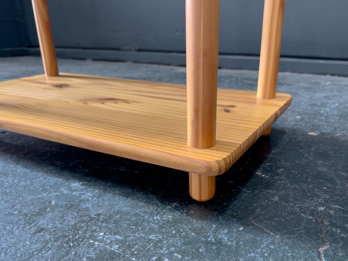 Three Tiered Pine Shelving
