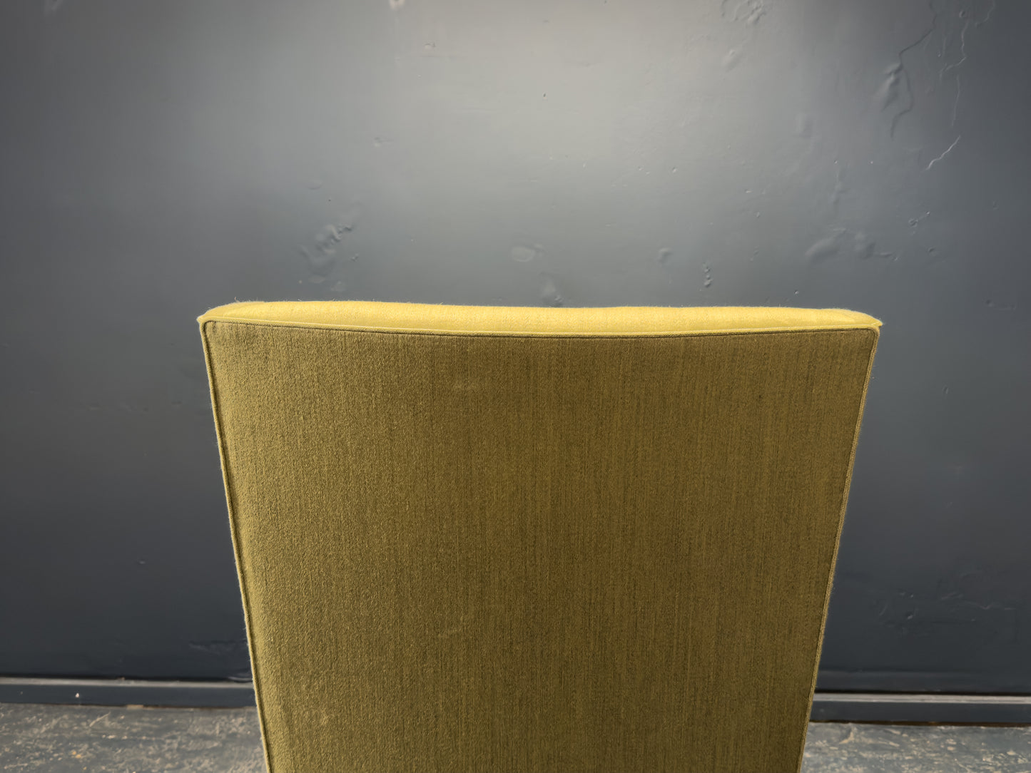 Green High Back Armchair