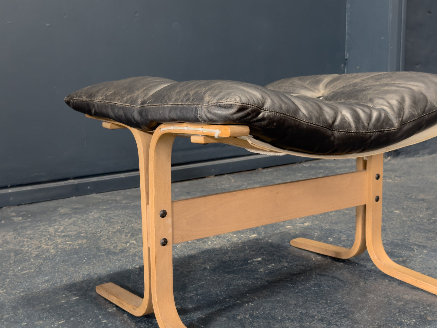 Ingmar Relling Leather Footstool