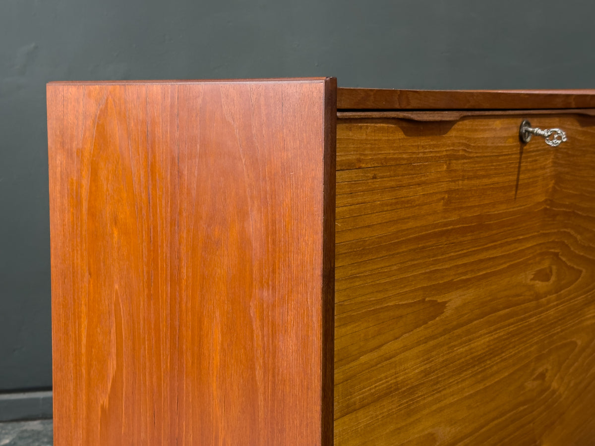 Teak Tambour Sideboard