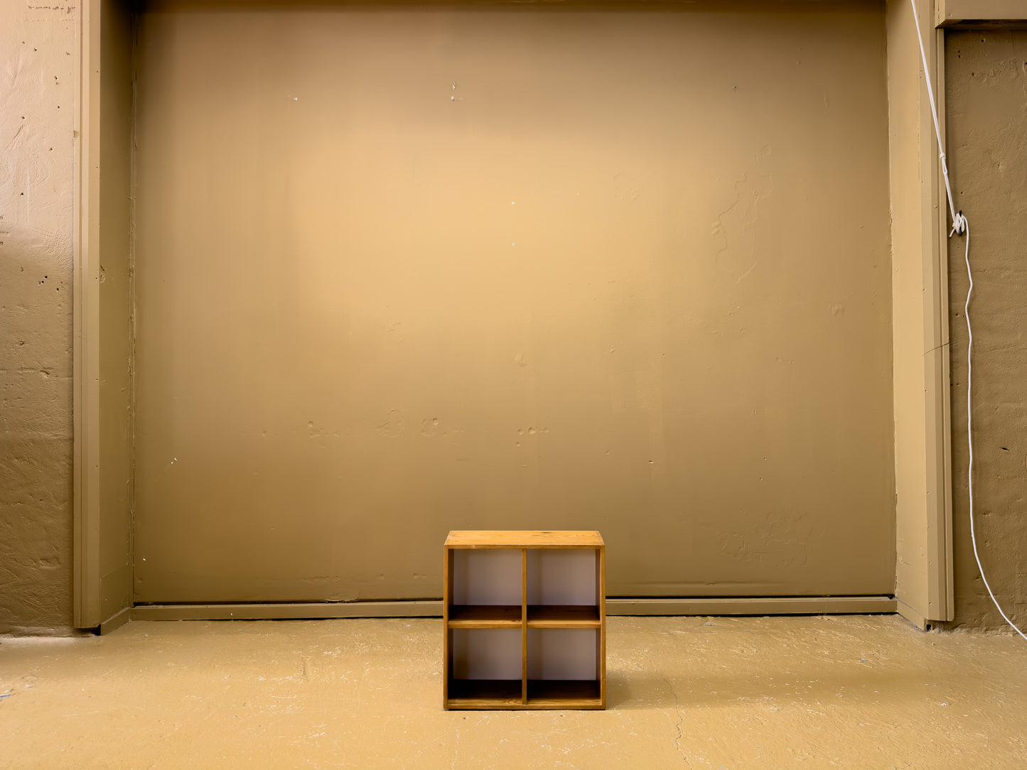 Two Square Solid Pine Bookcases