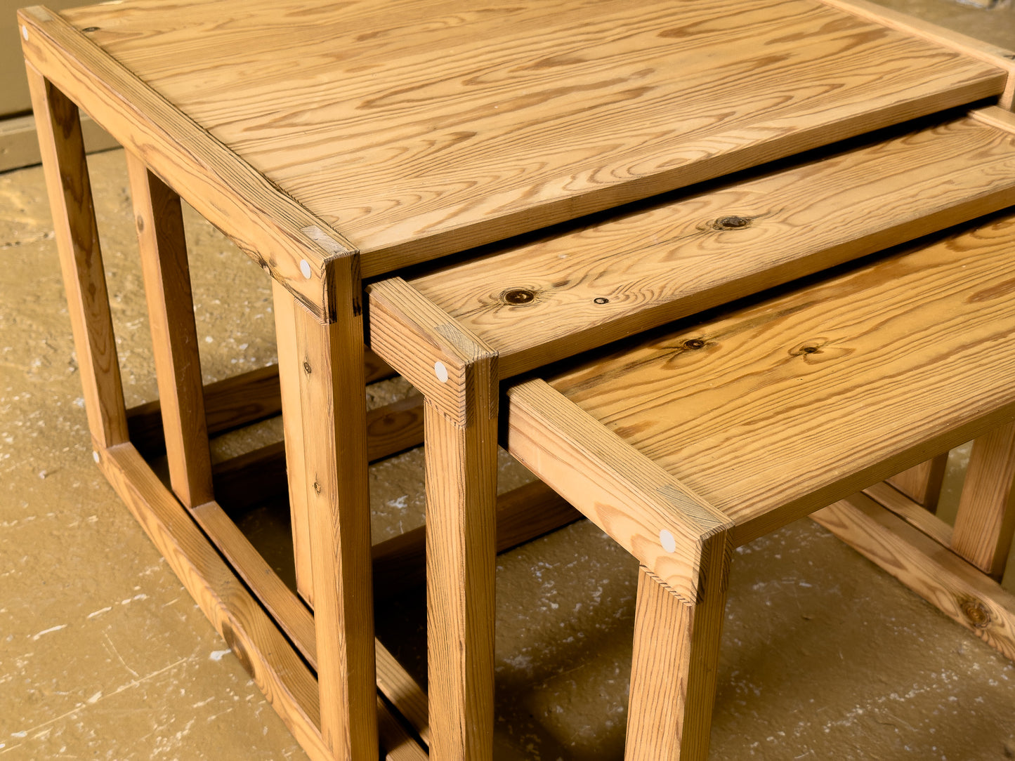 Pine Nesting Tables