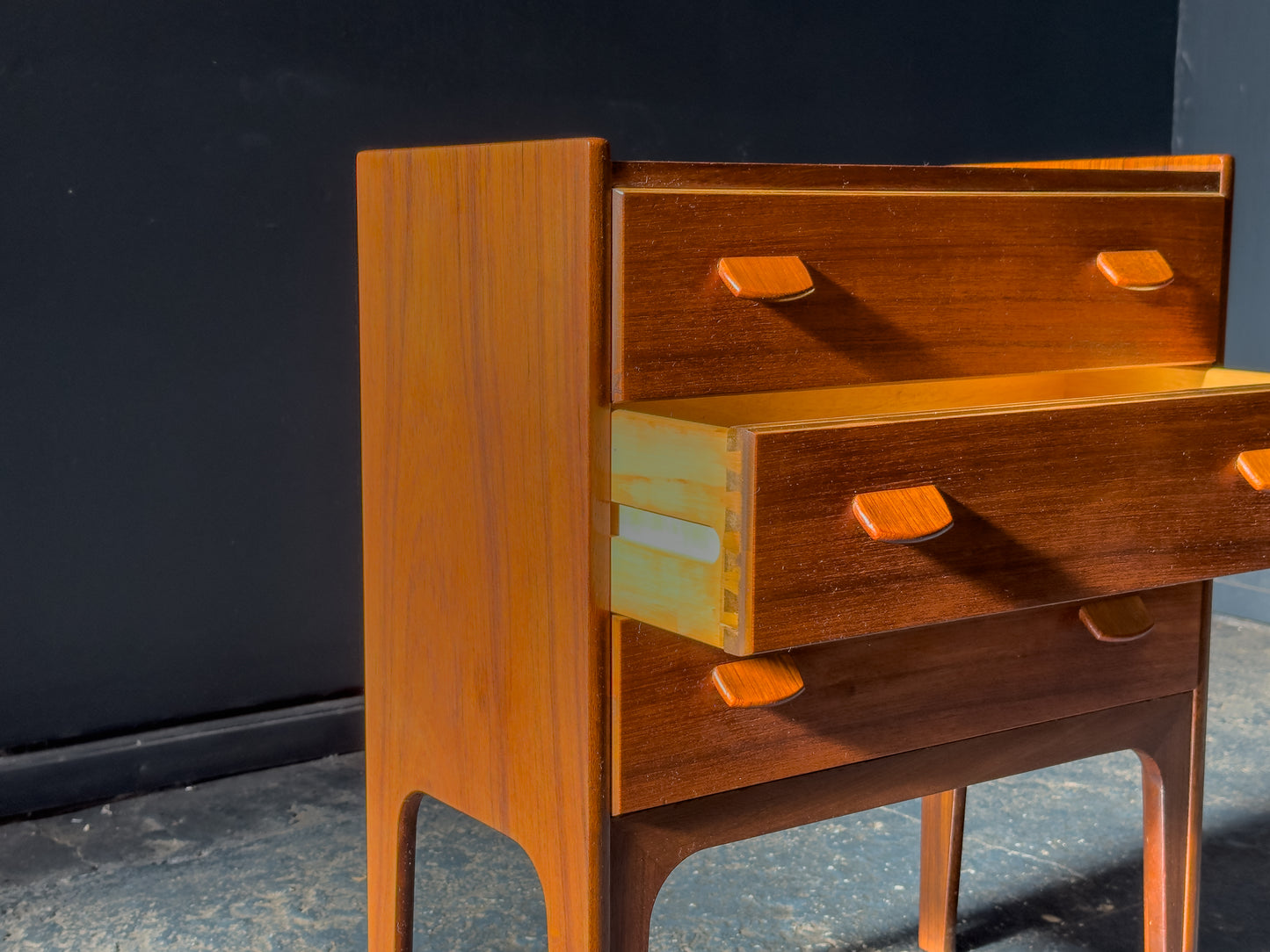 Poul M.Volther Small Teak Chest of Drawers