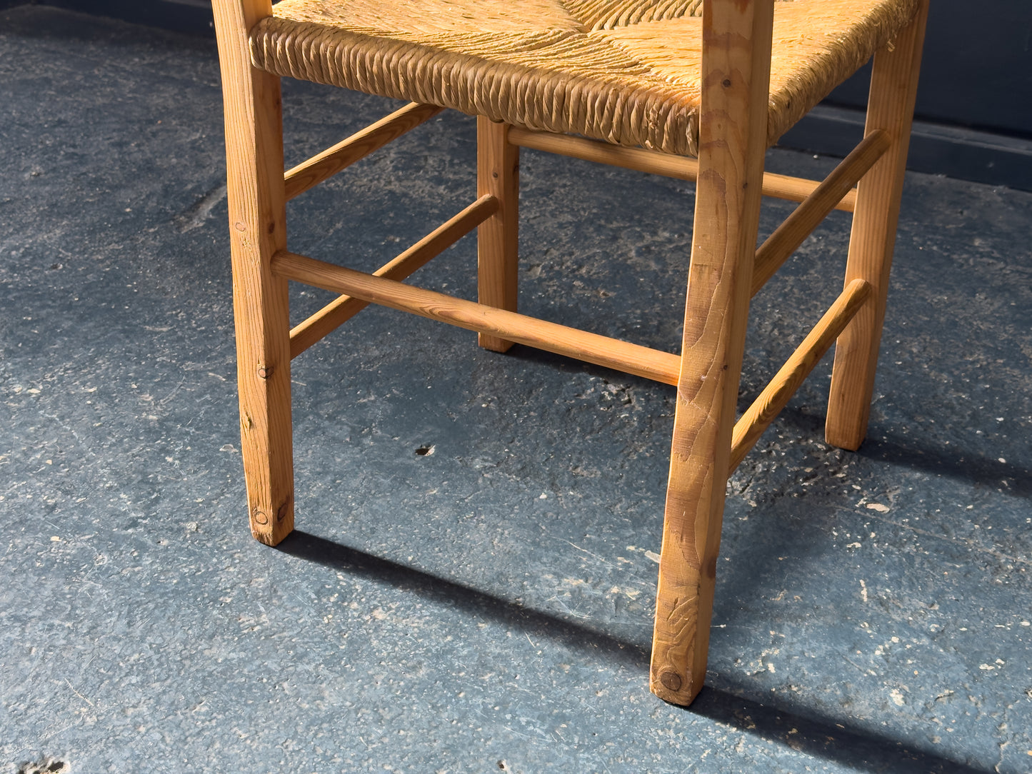 Pine and Seagrass Chair