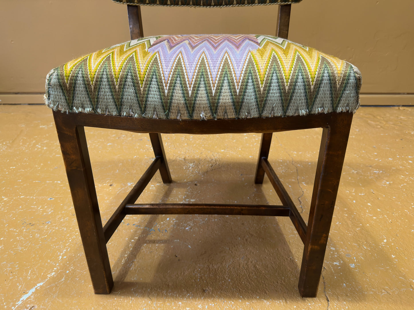 Chevron Upholstered Chair