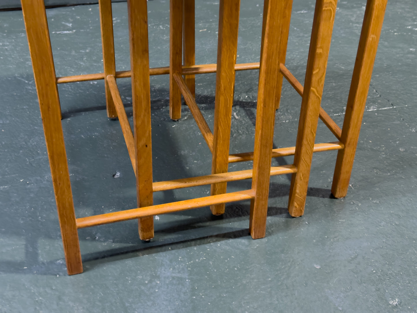 Set of Oak Nesting Tables
