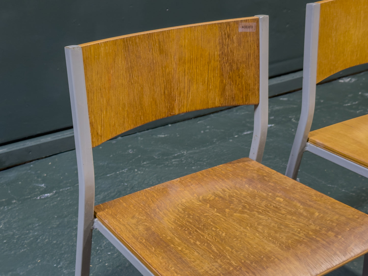 Metal and Birch Child’s Chairs