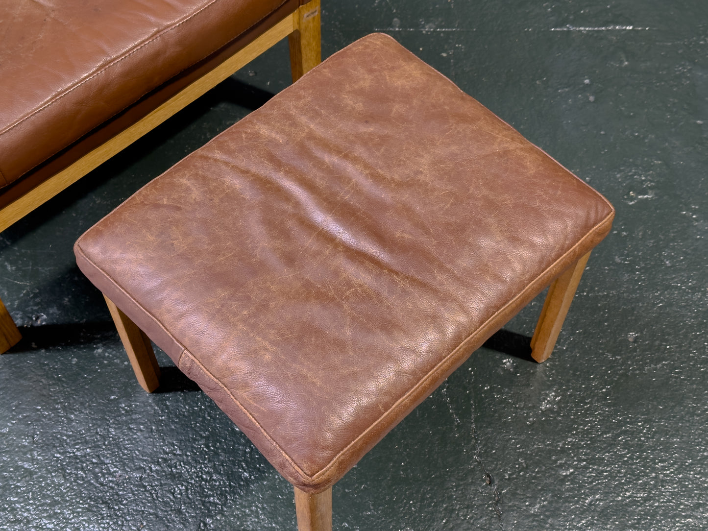 Easy Chair Model 39 and Stool by Kai Lyngfeldt Larsen & Soren Willadsen