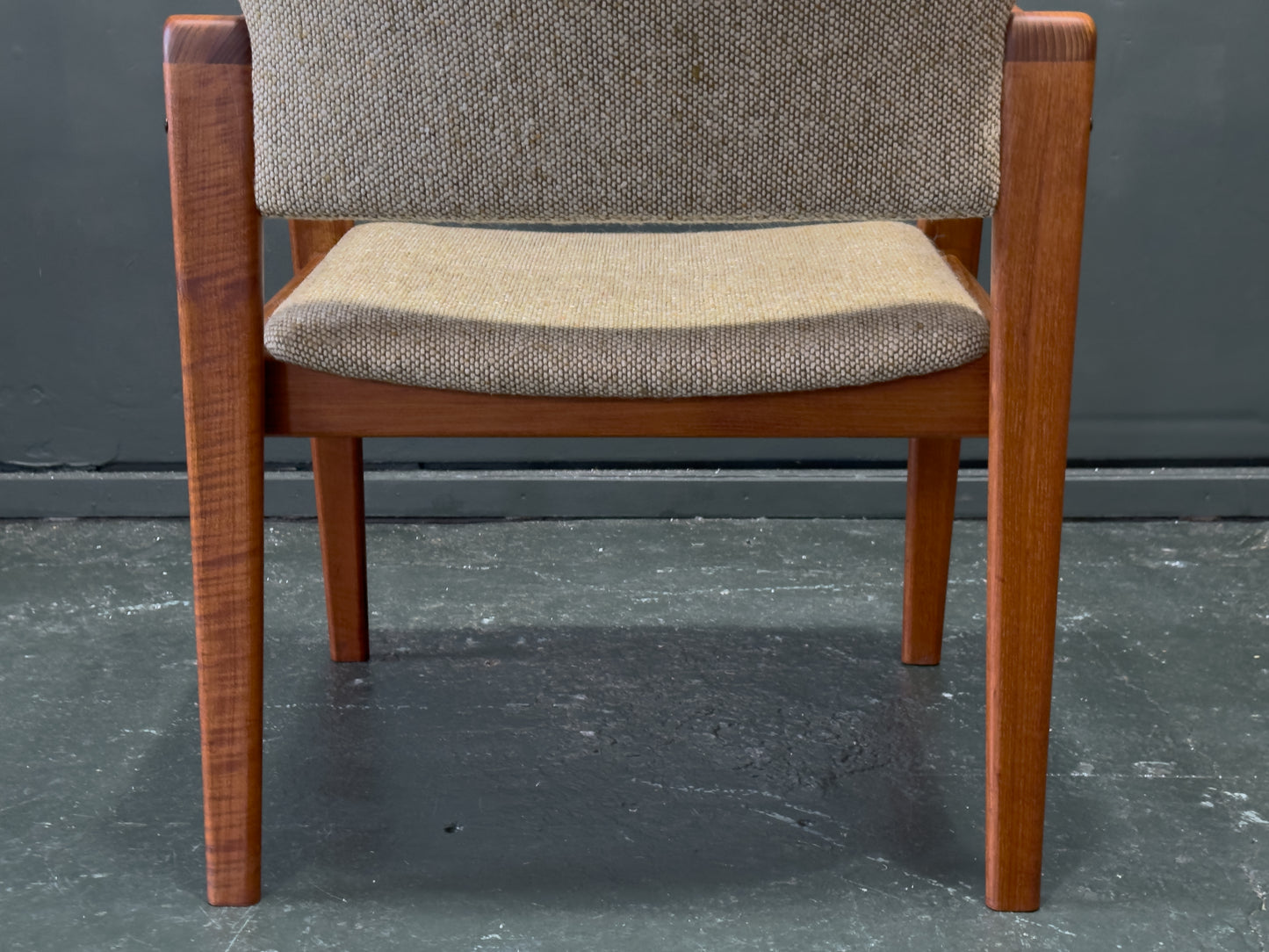 Upholstered Teak Chair by Komfort