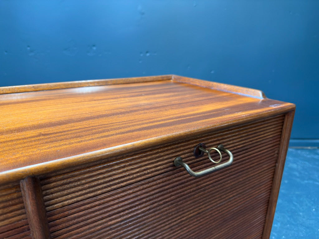 Mahogany Tambour Cabinet