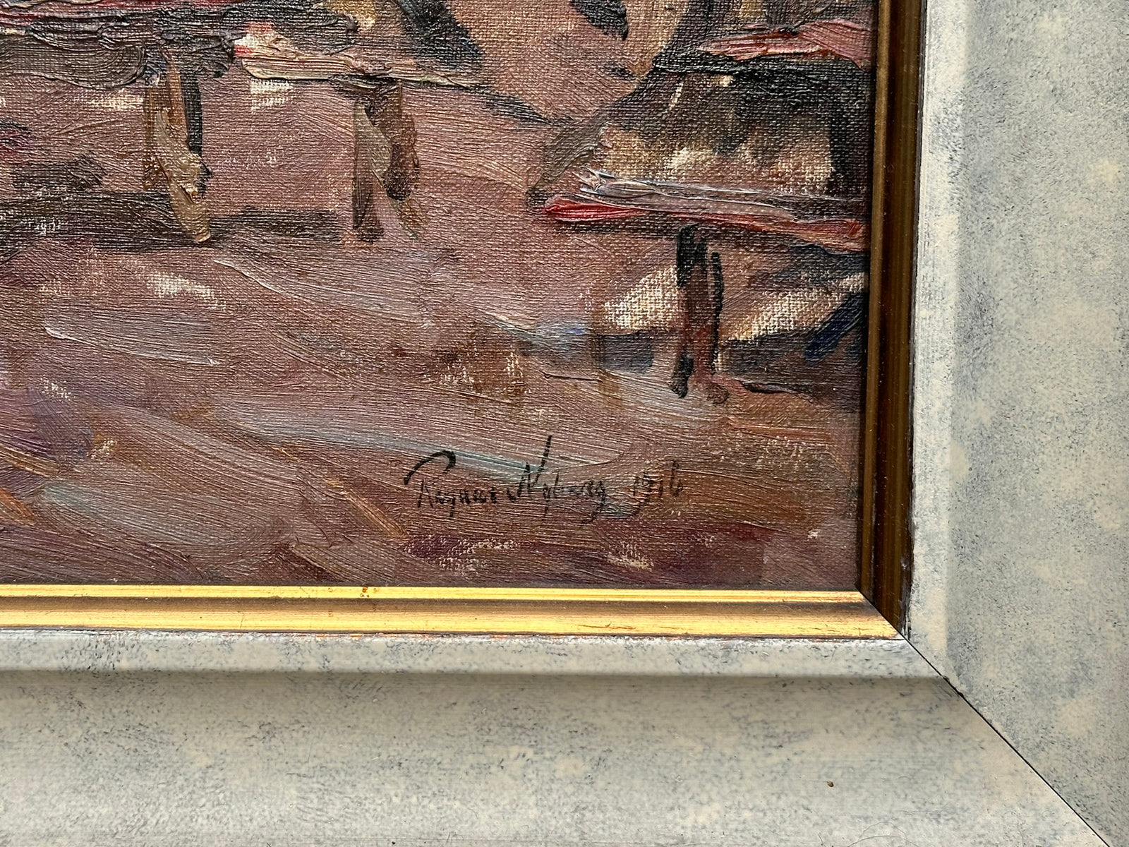 Painting by Ragnar Nyberg