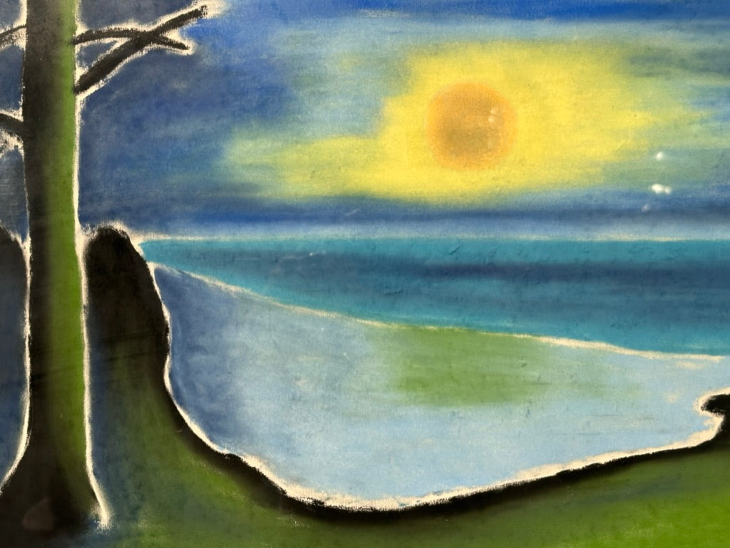 Sunset Pastel Drawing