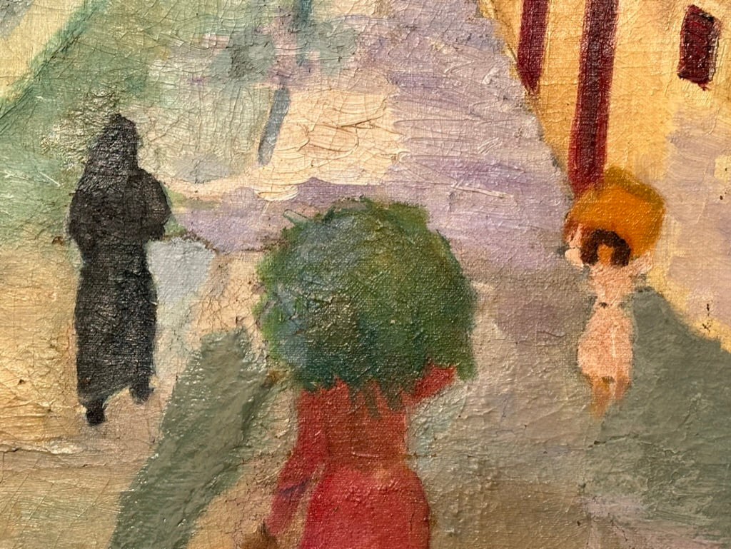 Painting of Tropical Town
