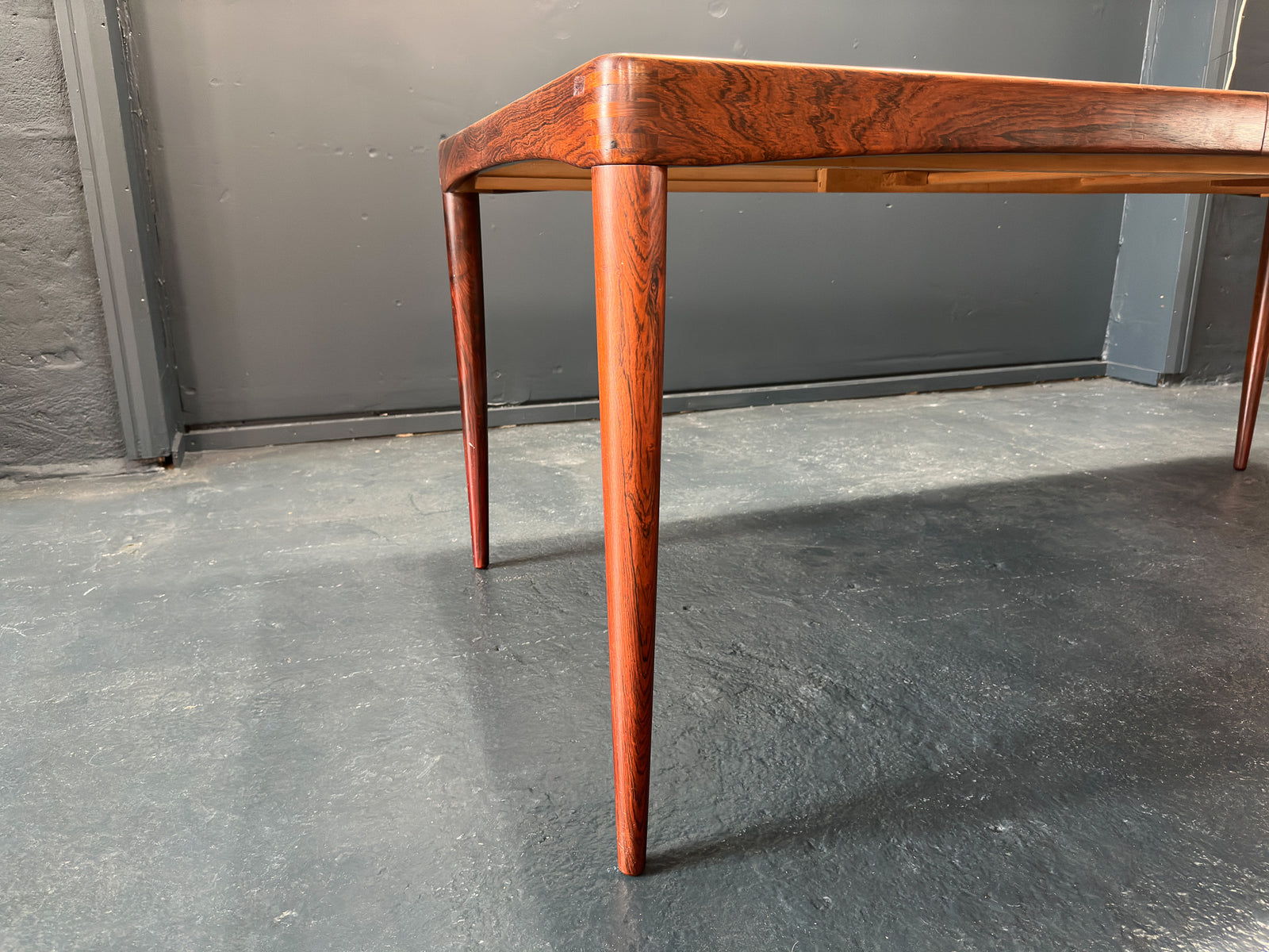 H.W Klein Rosewood Extendable Dining Table
