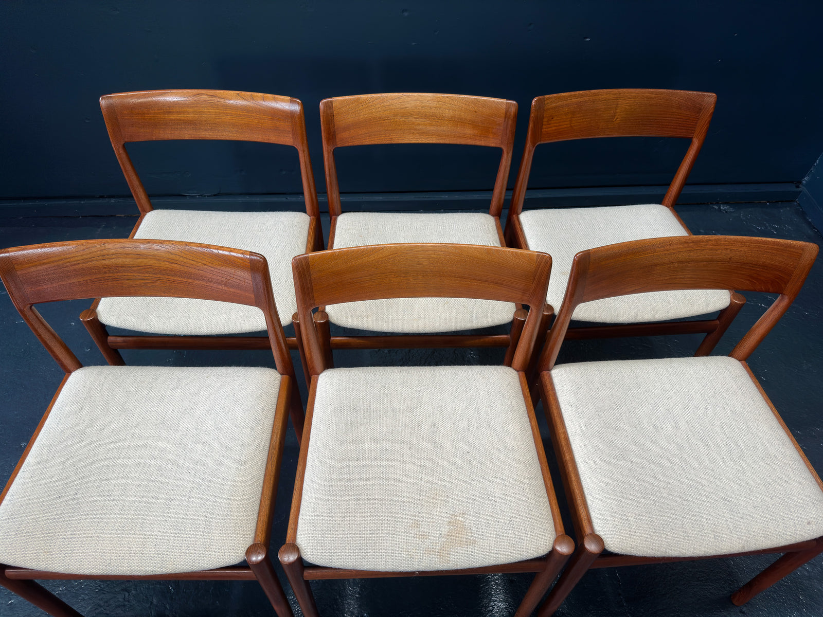 Johannes Nørgaard Set of 6 Dining Chairs