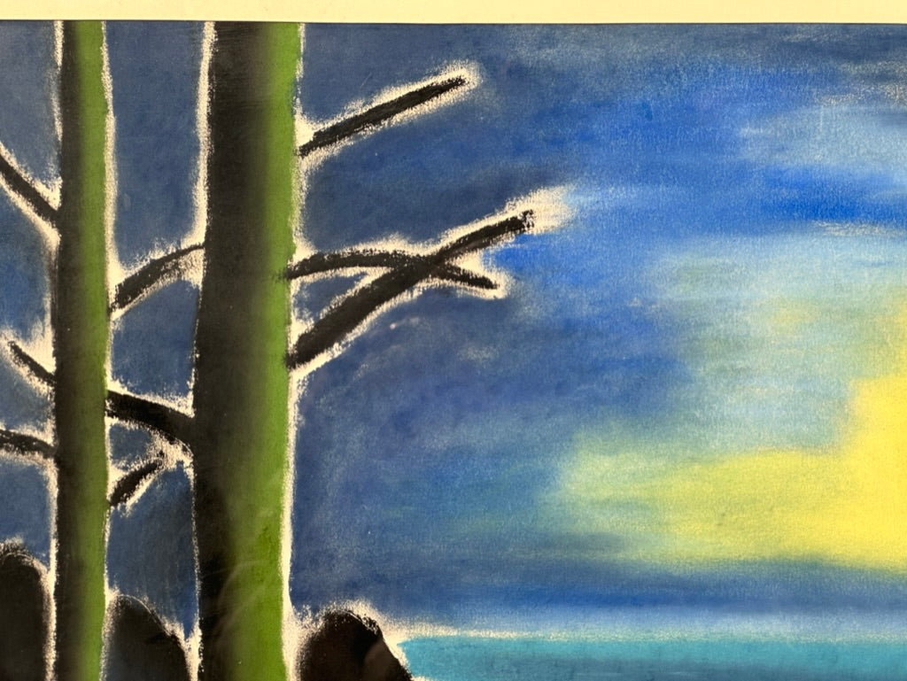 Sunset Pastel Drawing