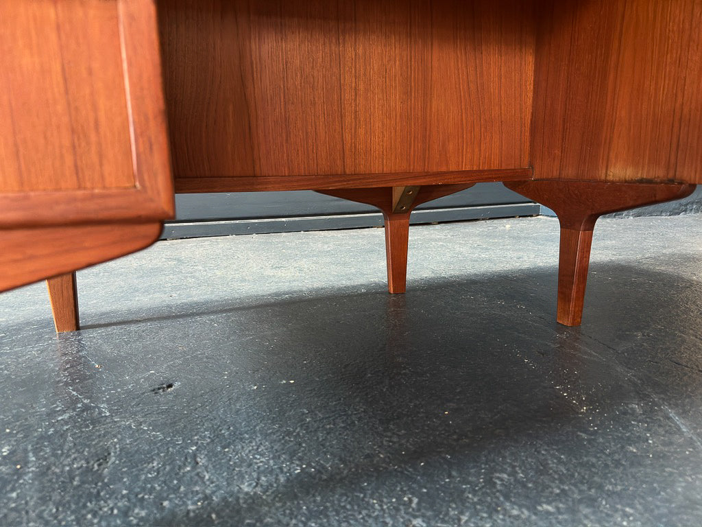 Teak Desk with Leaf