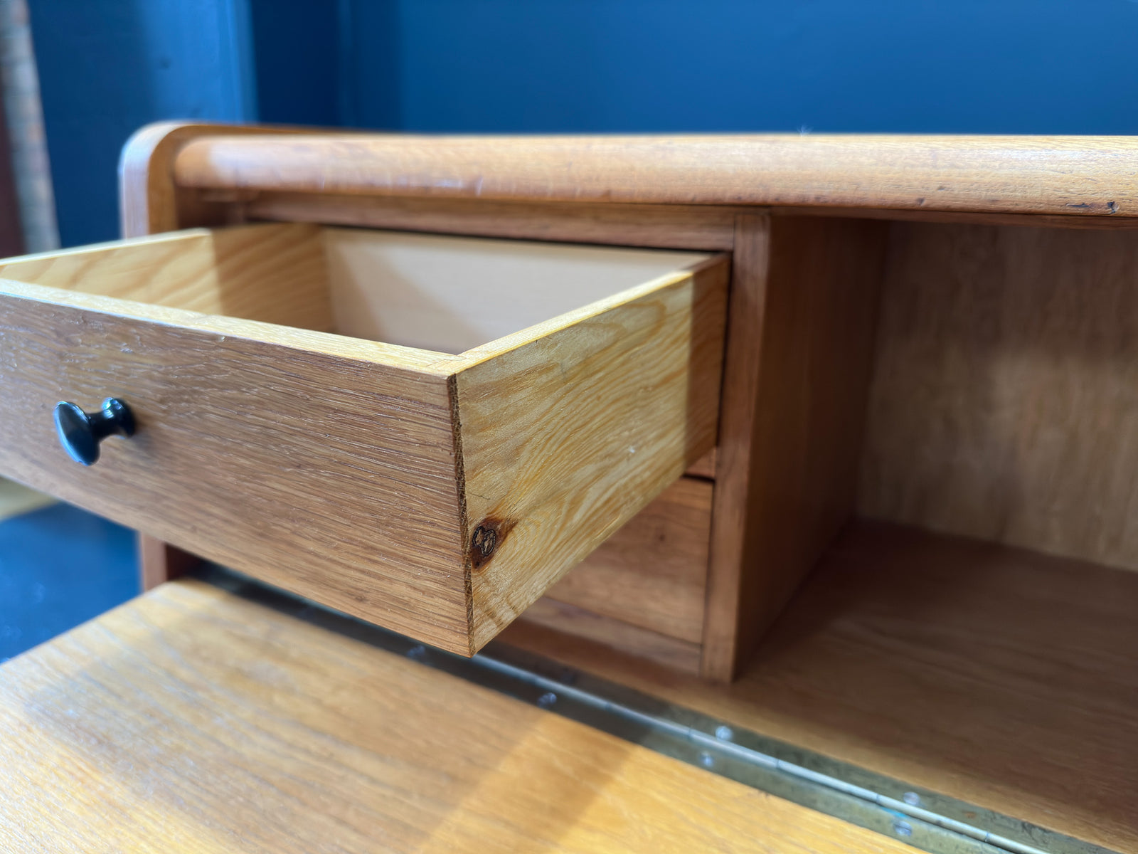 Bookcase with Writing Desk