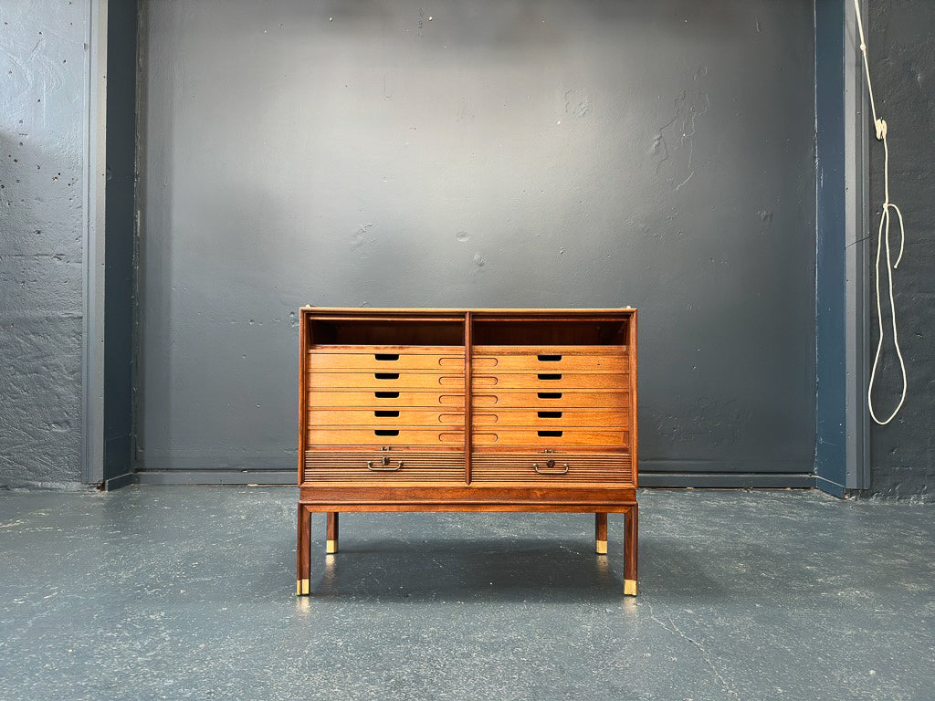 Mahogany Tambour Cabinet