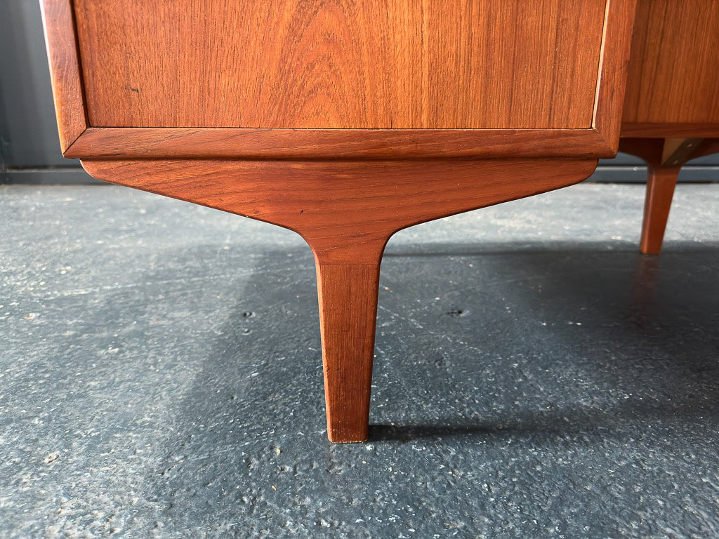 Teak Desk with Leaf