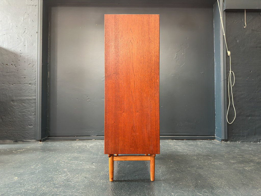 Tall Teak Chest of Drawers