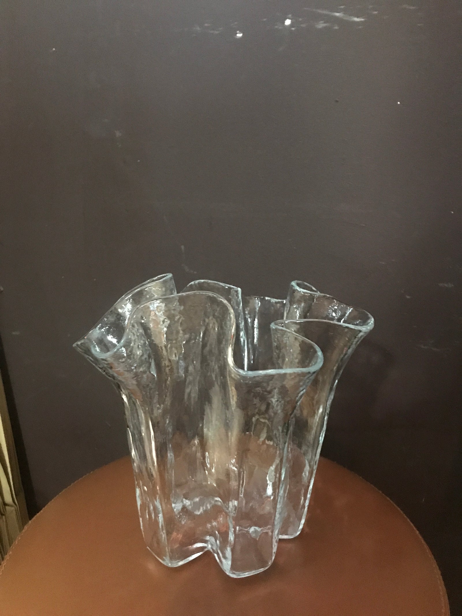 Muurla Eva Handkerchief Glass Vase Made in Finland