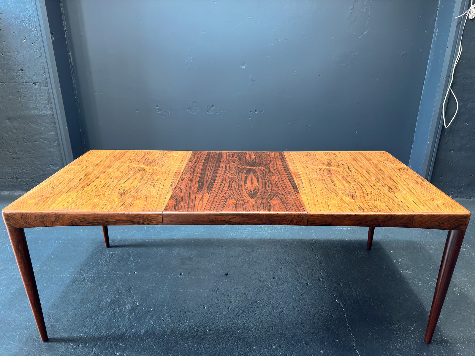H.W Klein Rosewood Extendable Dining Table