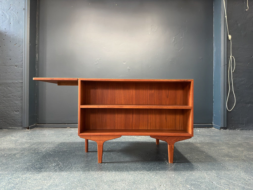 Teak Desk with Leaf