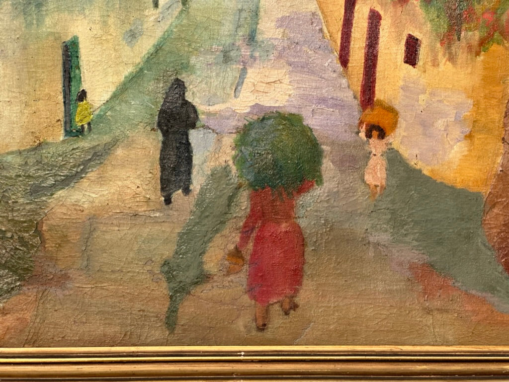 Painting of Tropical Town