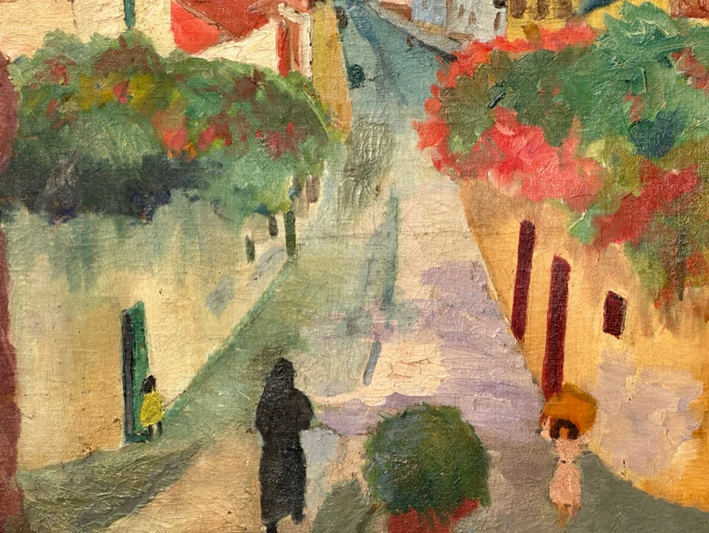 Painting of Tropical Town