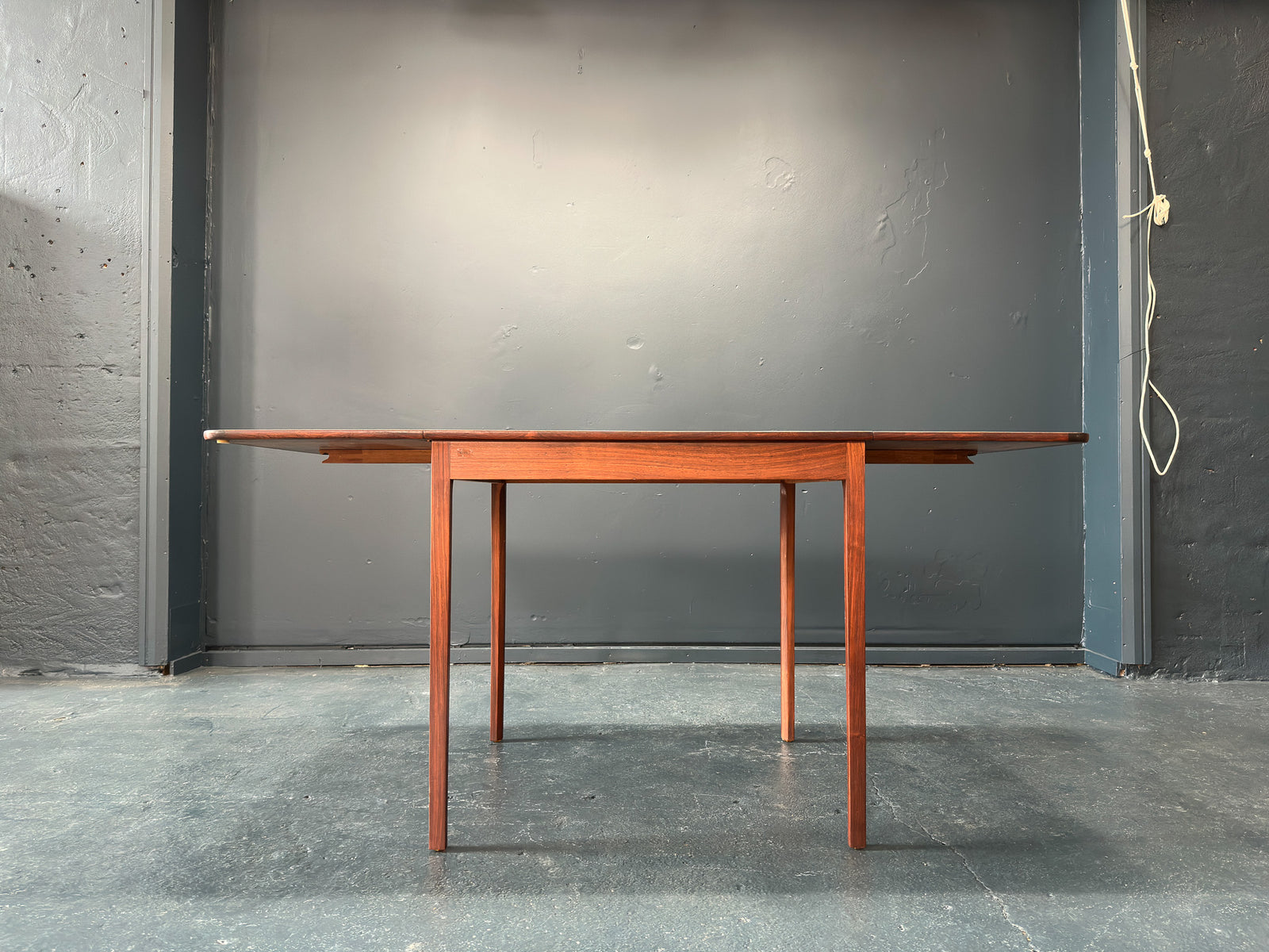 Ole Wanscher Rosewood Drop Leaf Dining Table