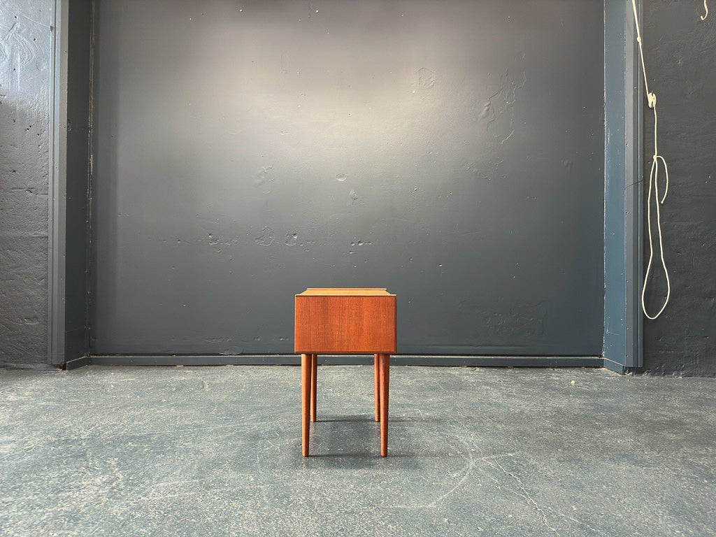 Teak Side Table with Drawer