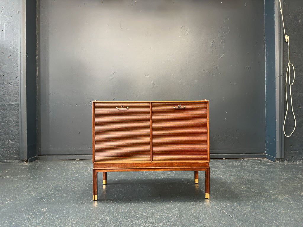 Mahogany Tambour Cabinet