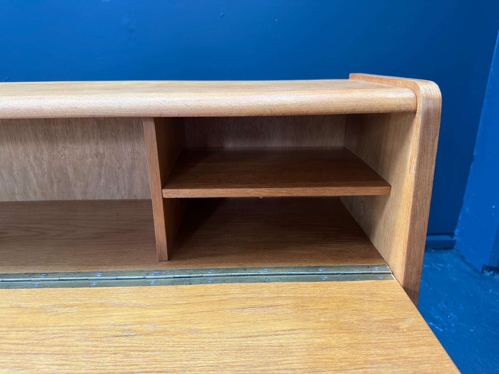 Bookcase with Writing Desk