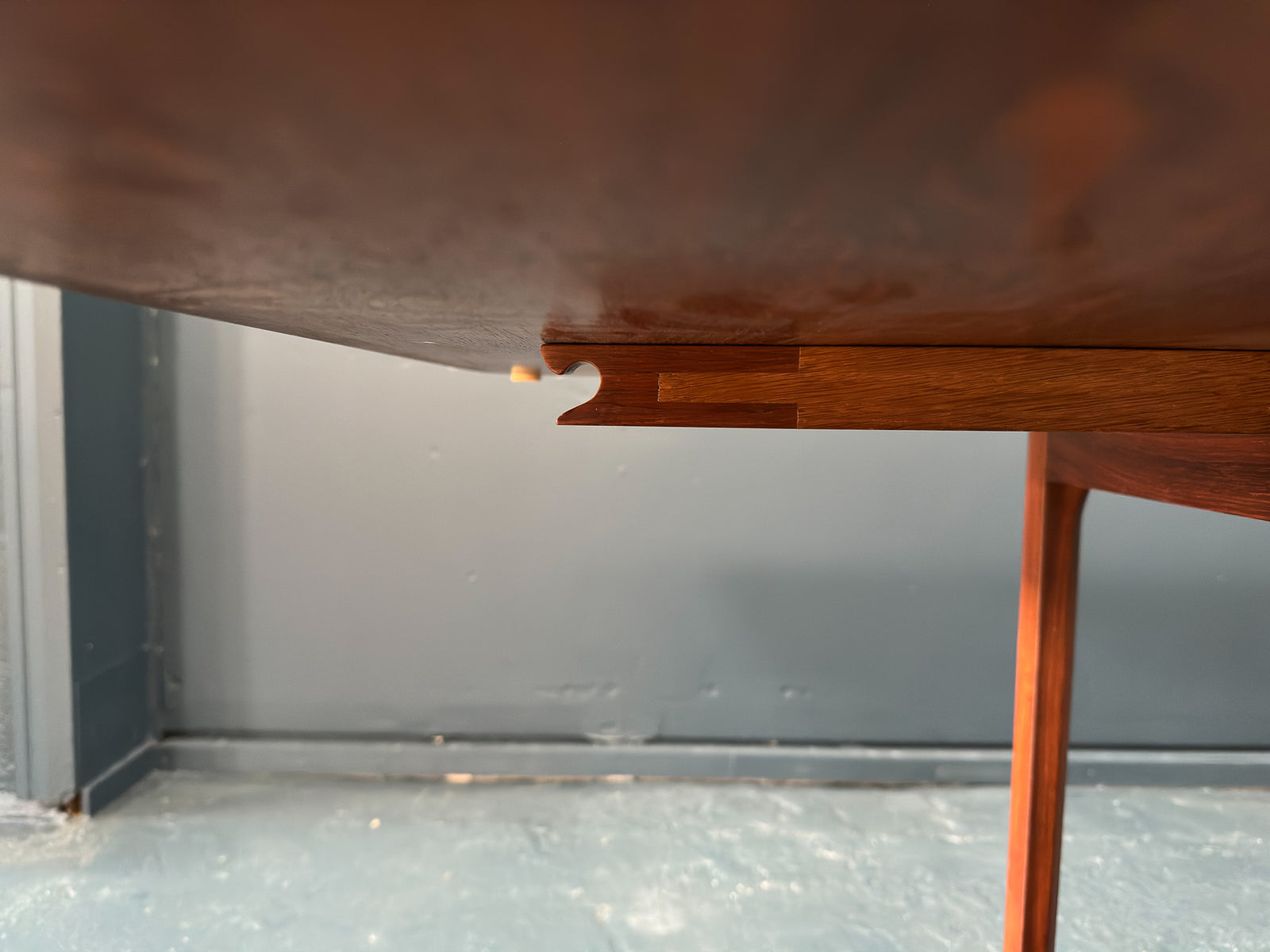 Ole Wanscher Rosewood Drop Leaf Dining Table