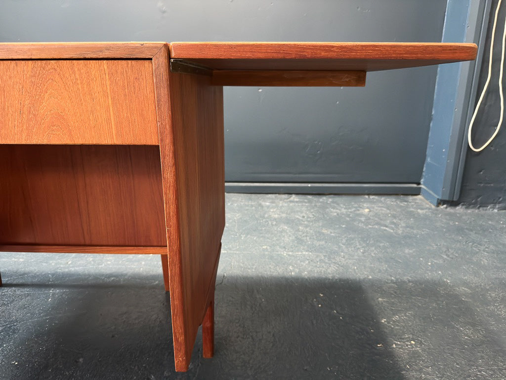 Teak Desk with Leaf