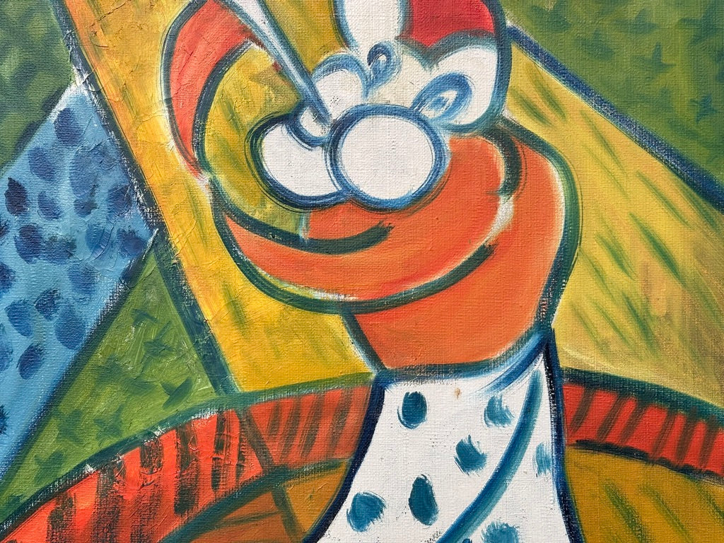 Abstract Clown Painting