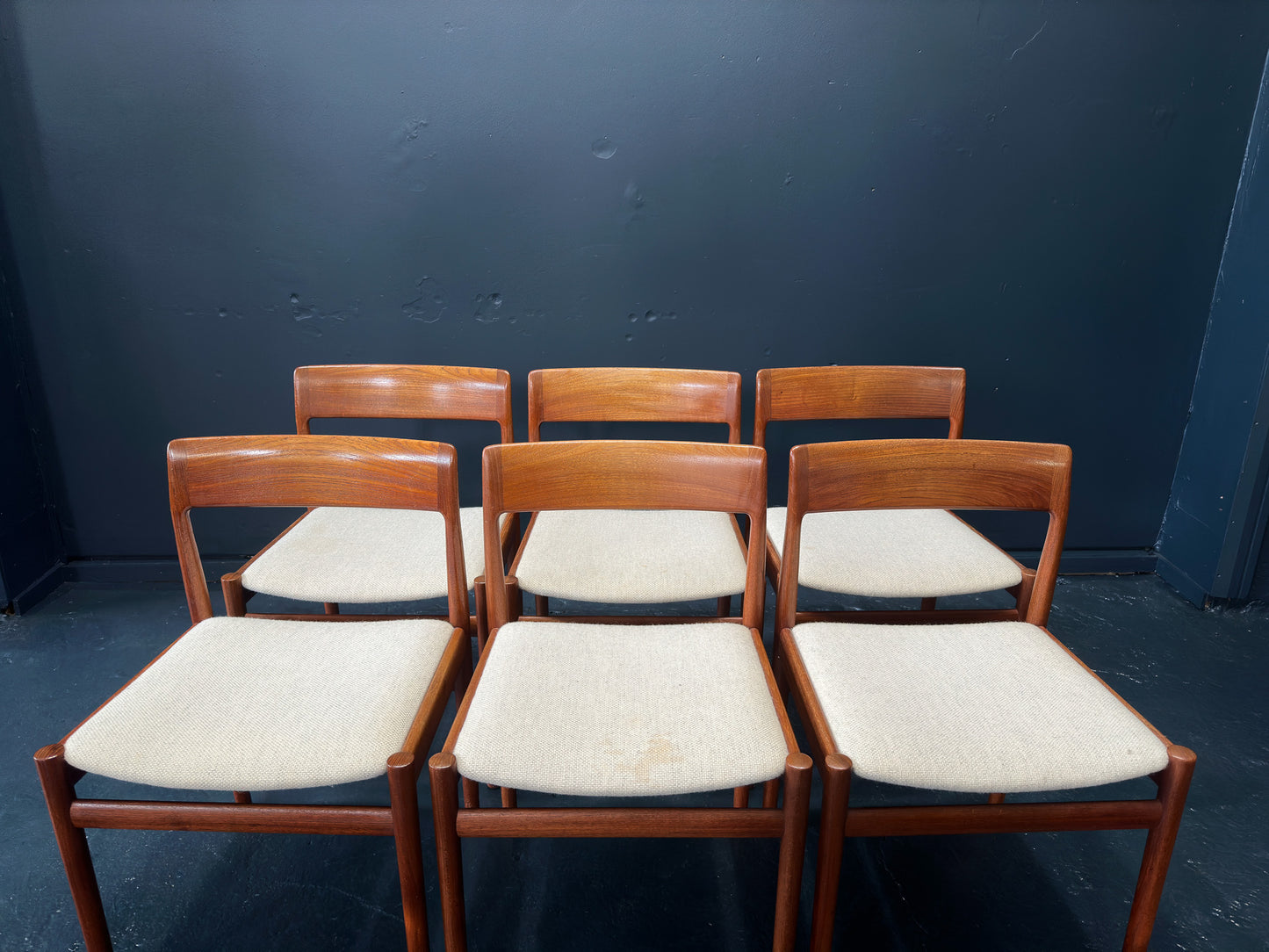 Johannes Nørgaard Set of 6 Dining Chairs