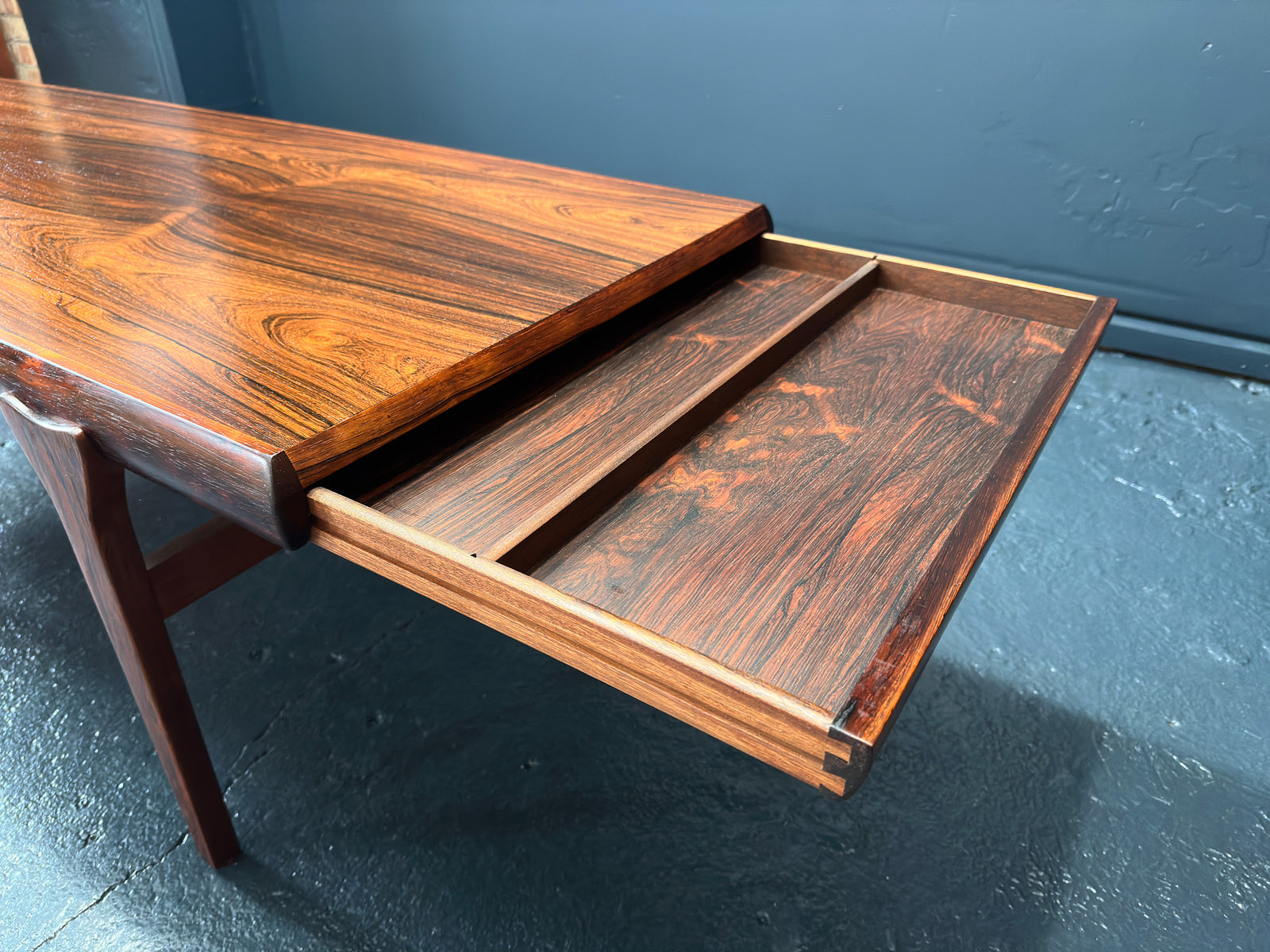 Johannes Andersen Extendable Rosewood Coffee Table