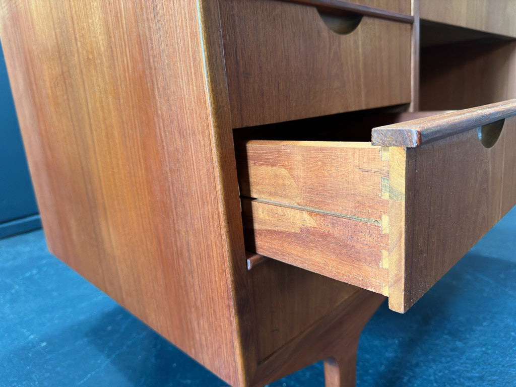 Teak Desk with Leaf