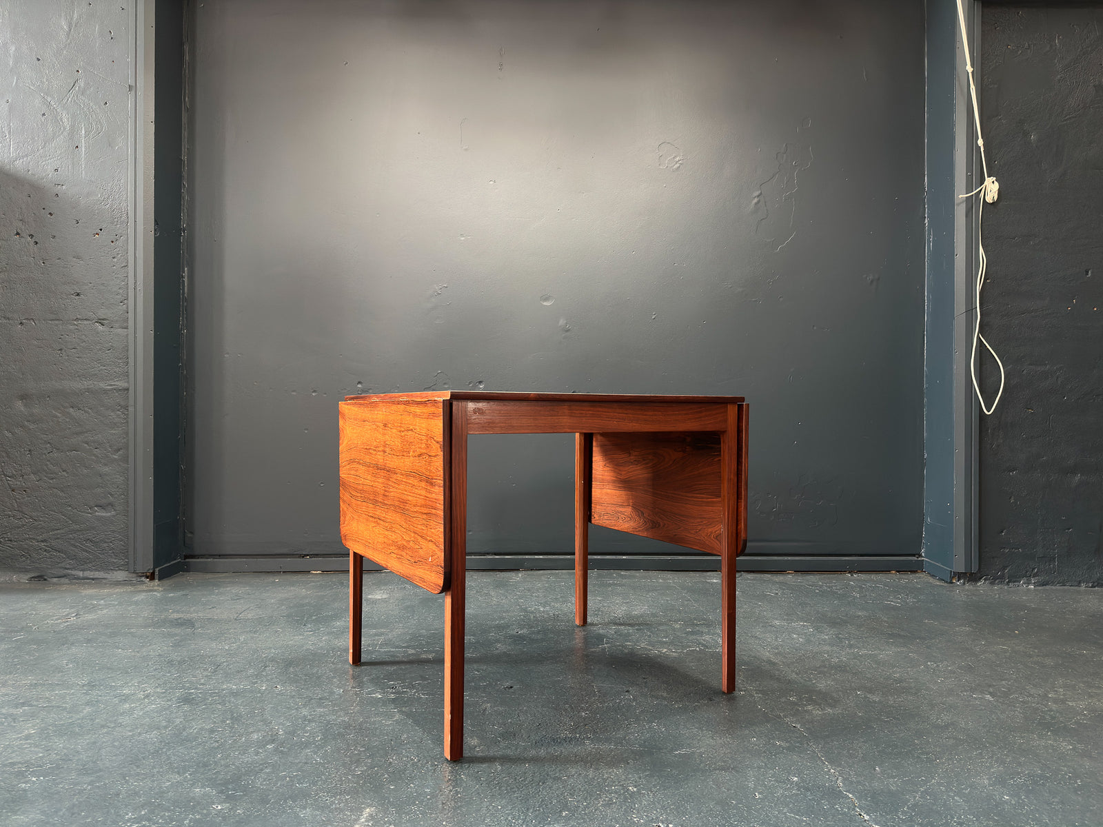 Ole Wanscher Rosewood Drop Leaf Dining Table