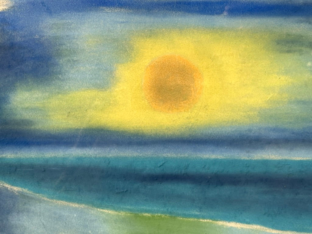 Sunset Pastel Drawing