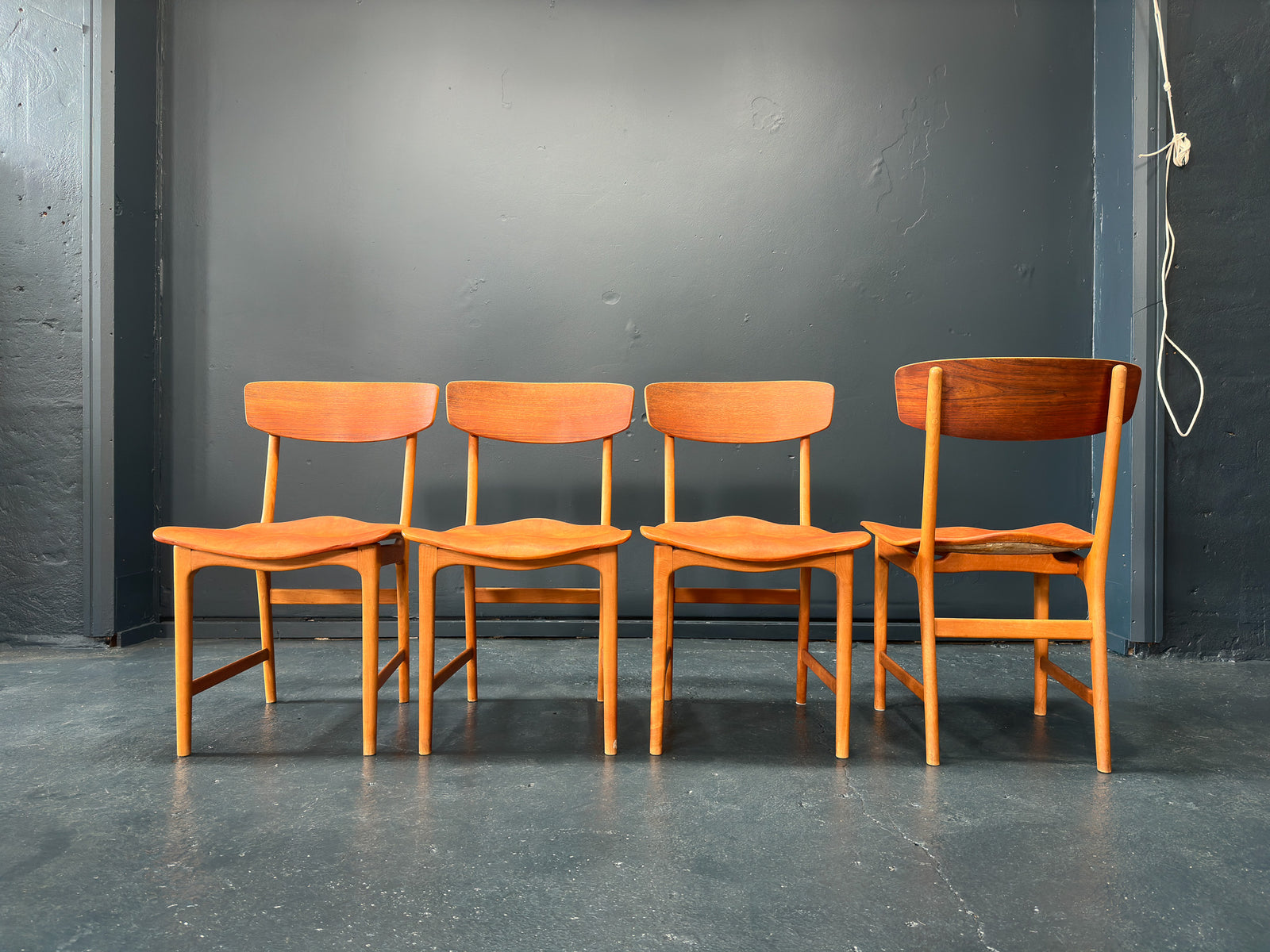 Set of 4 Sculptural Chairs