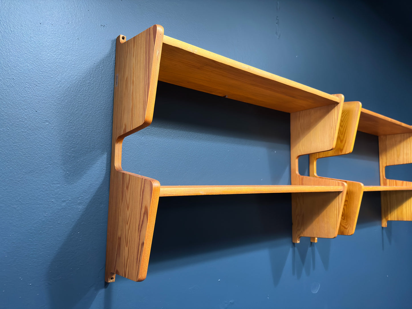 Pair of Pine Shelves