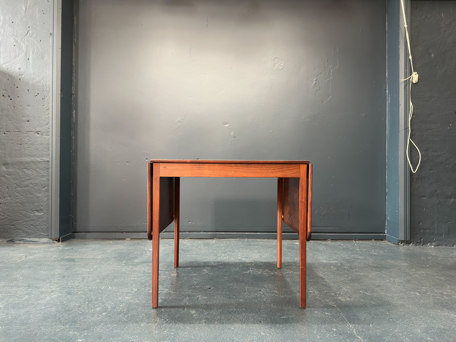 Ole Wanscher Rosewood Drop Leaf Dining Table